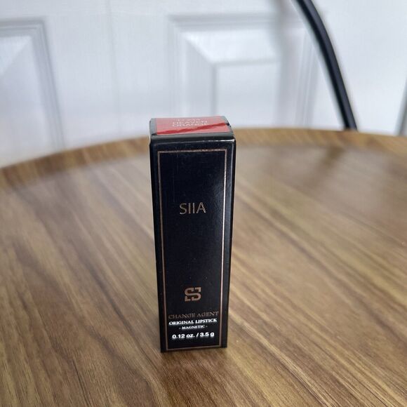 Siia Cosmetics - Change Agent Original Lipstick HEAVEN ORANGE New In Box - Picture 5 of 13